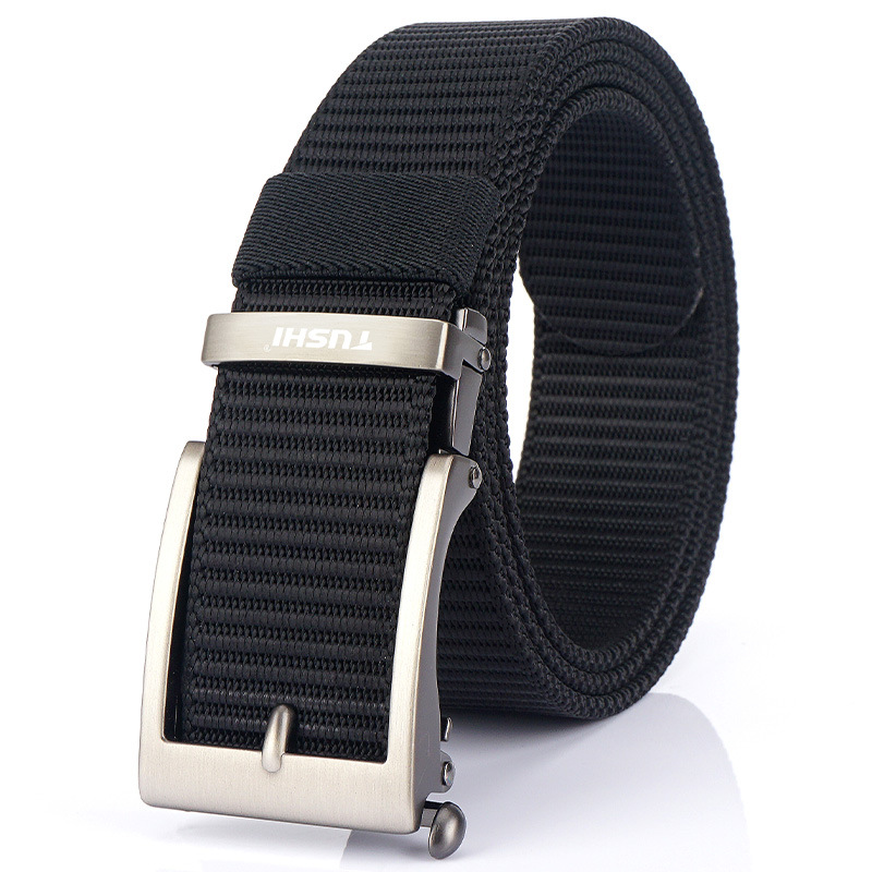 Silver Buckle Black