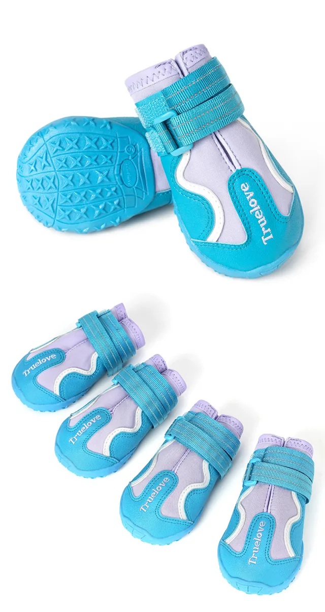 Dog Shoes Breathable Anti dirty Blue Light Purple - Shop at LoveMi