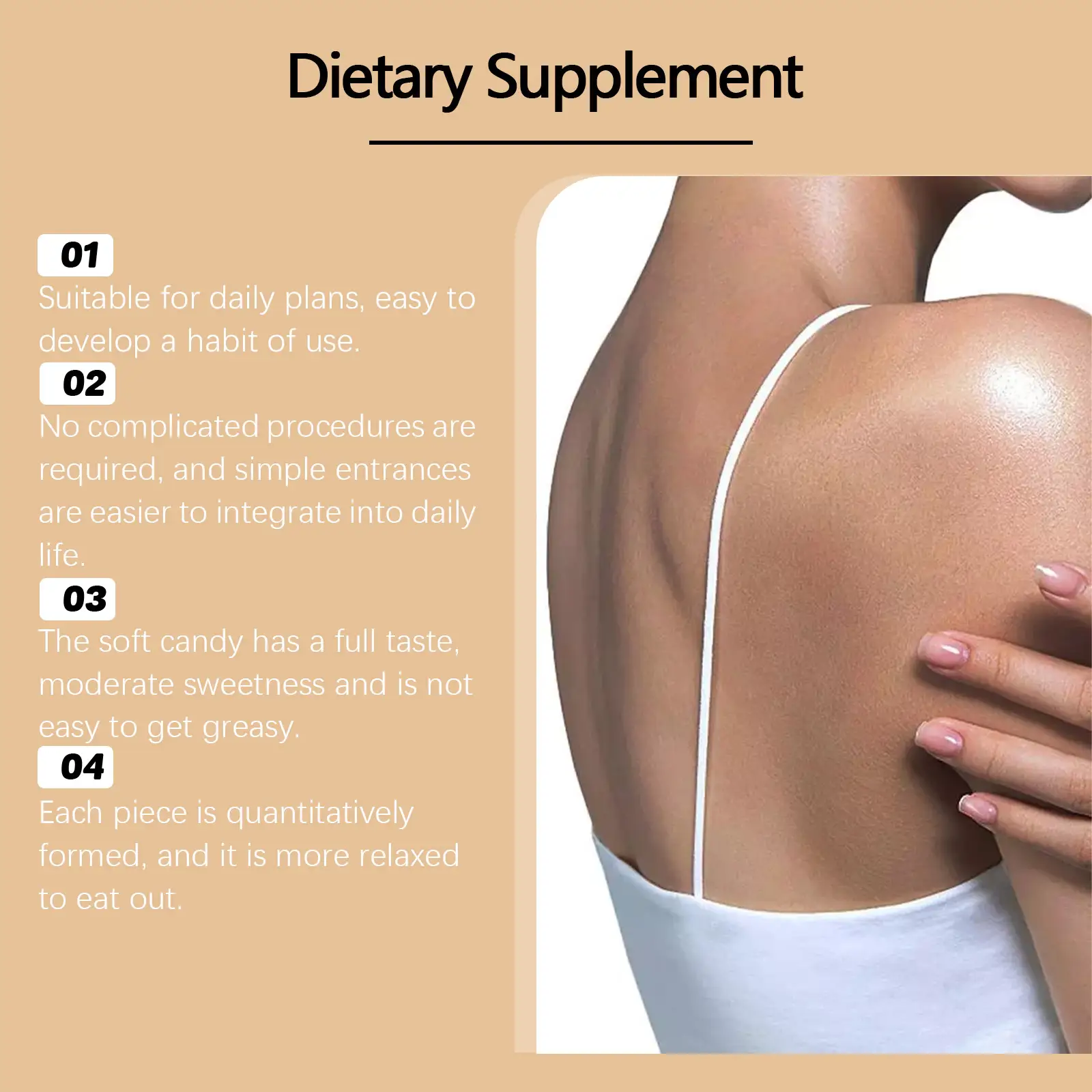 BUSHAID Tanning Gummy Candies Body Treatment