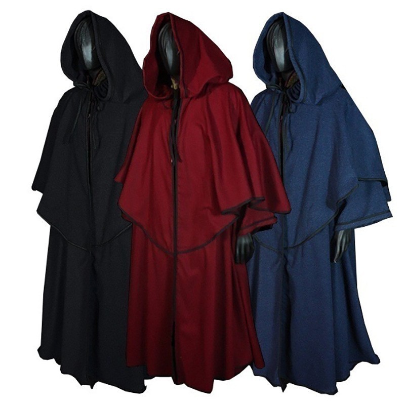 Cloak Hooded Robe Cloak Long Robe