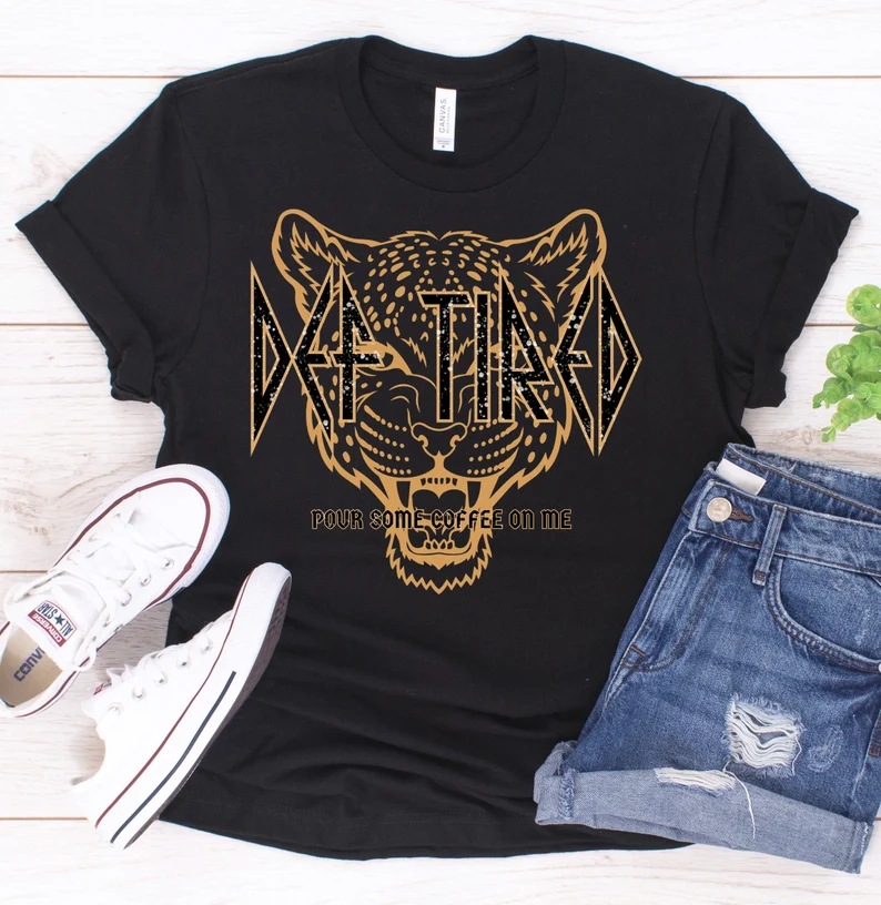 European And American Tiger Letter Fashion Round Neck Short Sleeves T-shirt