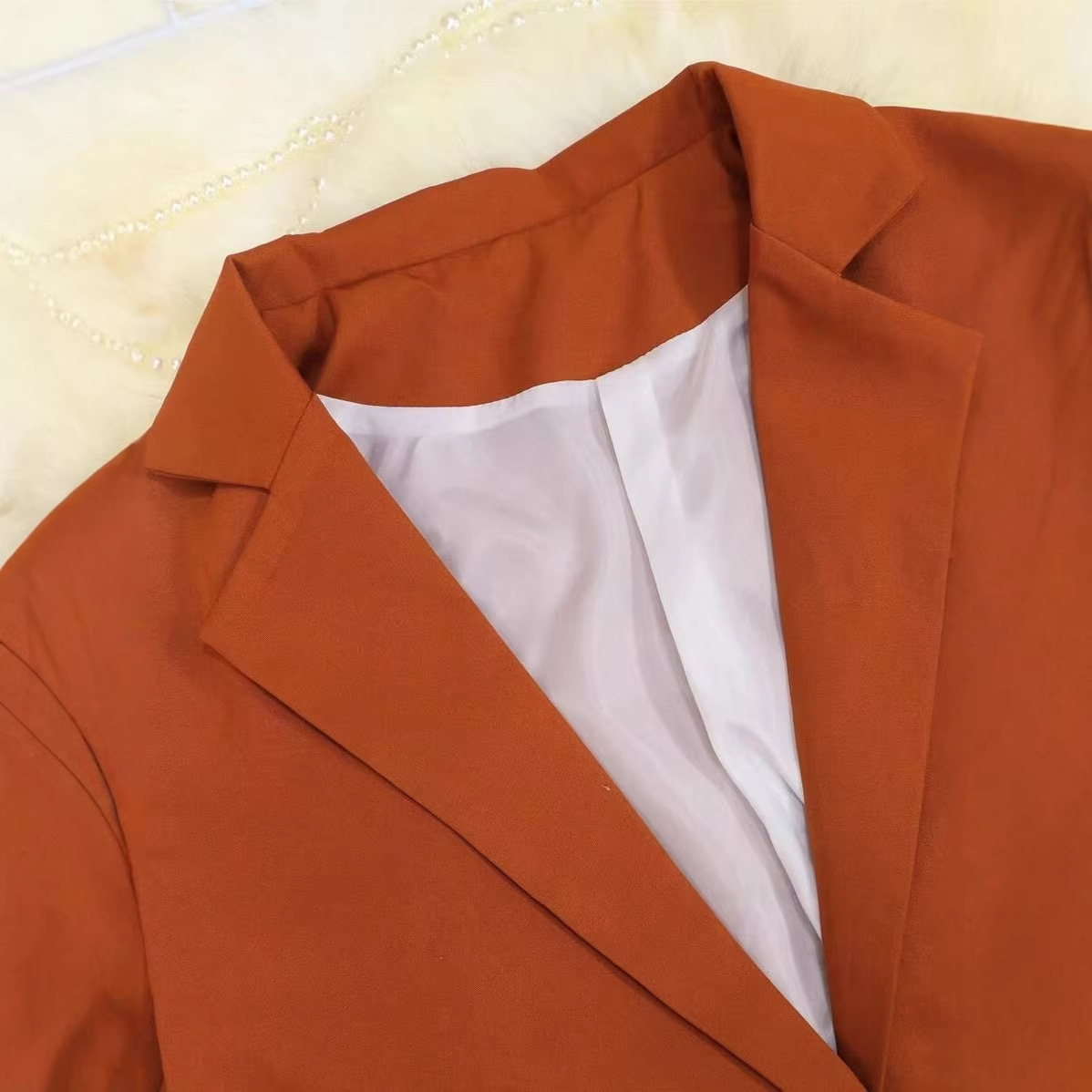 European And American Womens Designer Top And Blazer Set 6