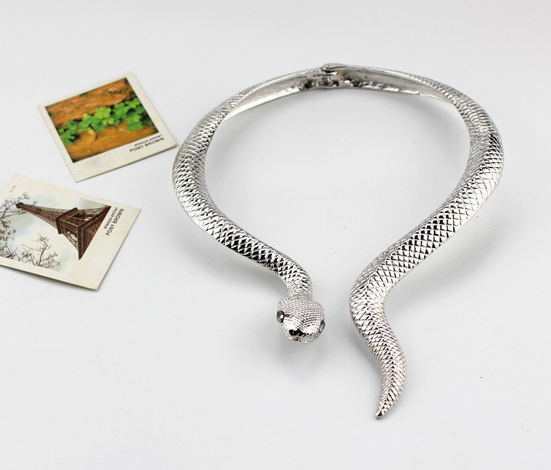 Title 5, Snake punk choker collar necklace girl