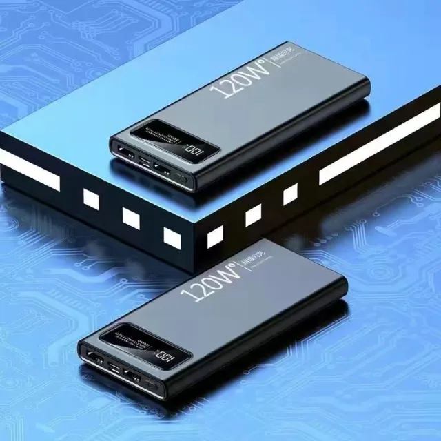 120W Fast Charging 50000mAh Large Capacity Power Bank 10000Mah Black - Shop at LoveMi