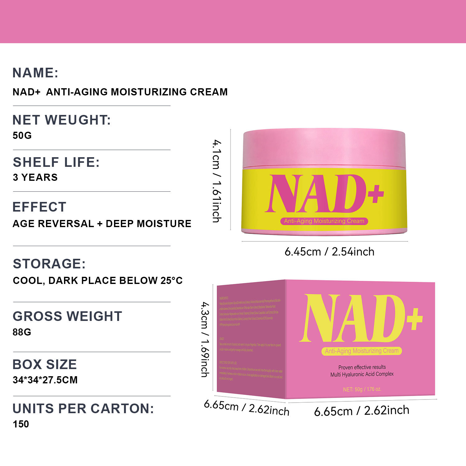 Anti-Aging Moisturizing Face Cream 50g