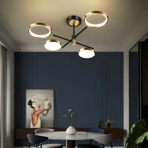 Led Lighting Chandelier Living Room Bedroom Lamps