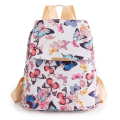 Women's Oxford Cloth Large-capacity Printed Casual Backpack - Colourful - View 1