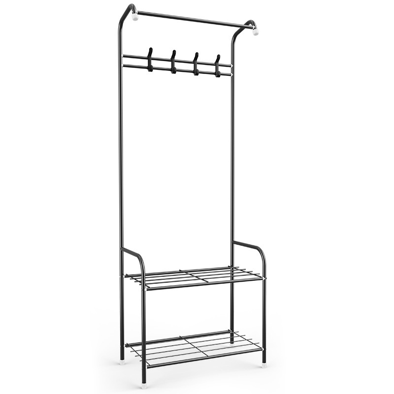 Multi-functional Coat And Hat Rack Shoe Rack For The Living Room Or Entryway