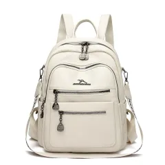New Kangaroo Multi-functional Commuting High-value Backpack - Beige - View 1