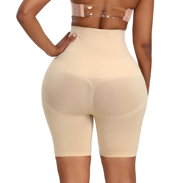 Four corner 4 bone Plus Size Shaping Pants Anti exposure Skin Color M To L 1Pcs - Shop at LoveMi