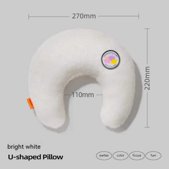 Cat Memory Foam U shaped Pillow Bright White - Shop at LoveMi