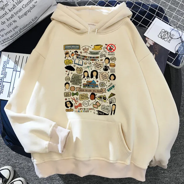 Gilmore Girls Hoodies Women Sweat Y2k Winter Pullover Track 76503 - Shop at LoveMi