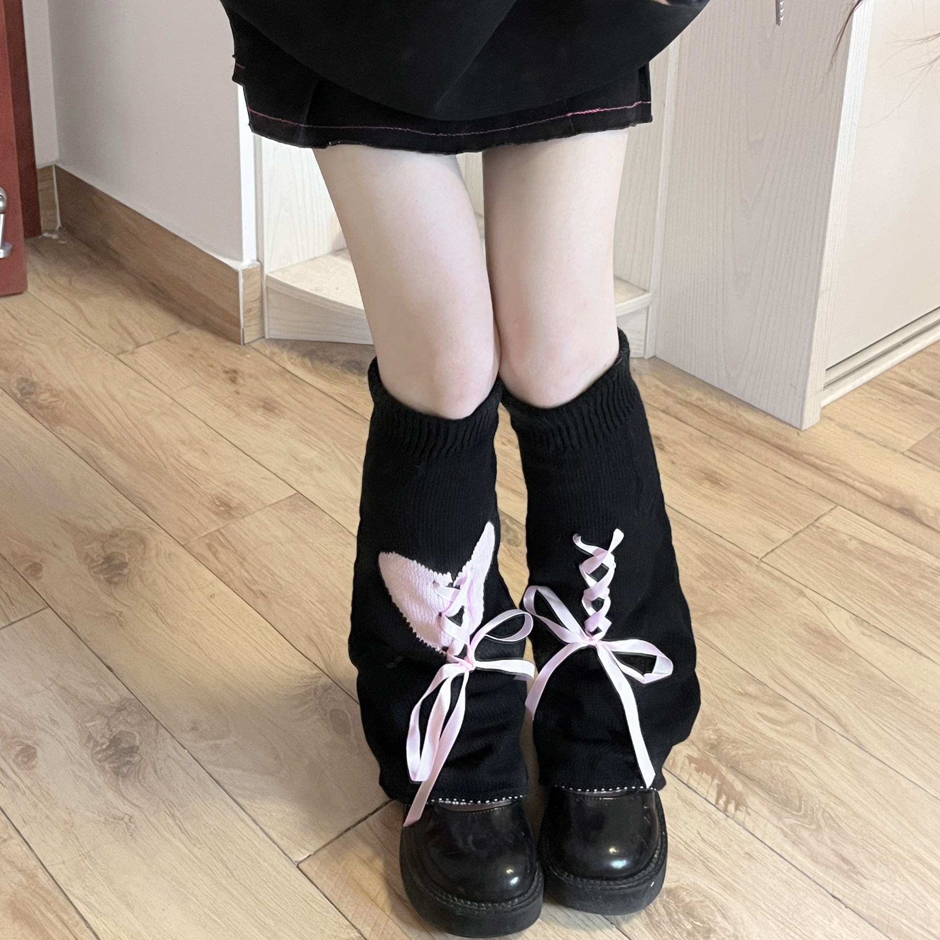 Black Pink Foot Sock