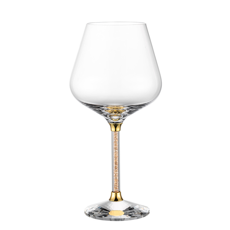 Gold Diamand Wine Glass 550ml