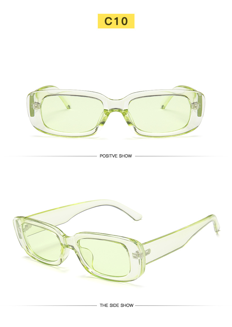 Title 20, Sunglasses Square Jelly Color Too Glasses