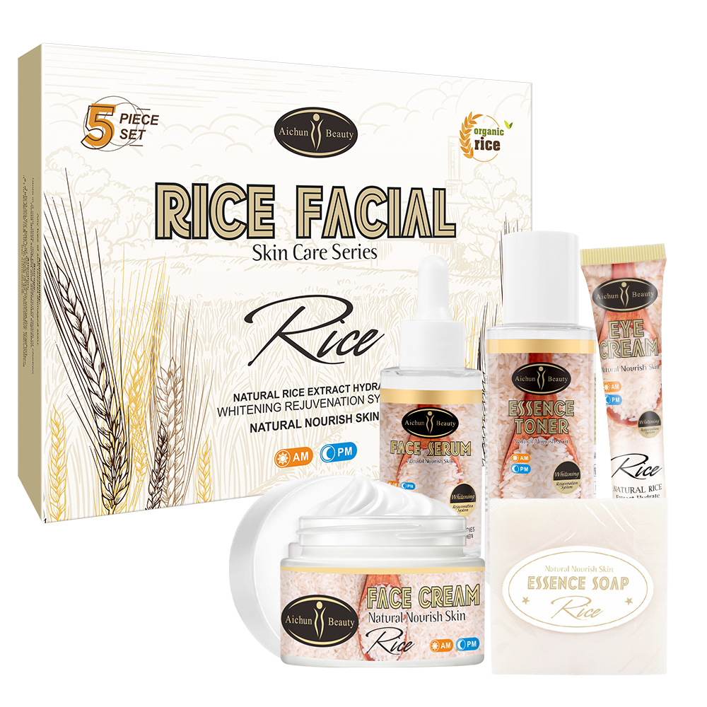 Rice Skin Care 5 Piece Set