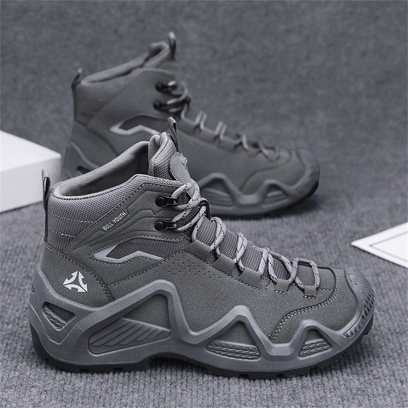 Men's Non-slip Outdoor Work And Hiking Boots For Fall And Winter