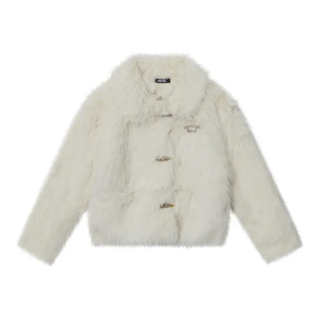 European And American Cashmere Fur High grade Coat For Women Apricot - Shop at LoveMi