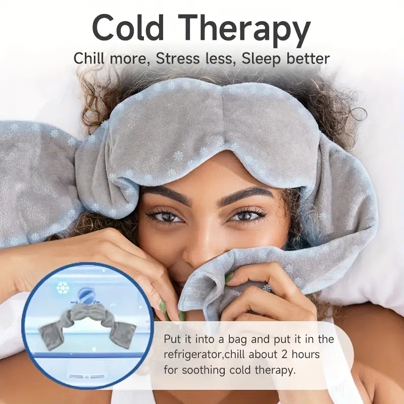 Gentle Pressure Sleep Gravity Eye Mask - Image 9