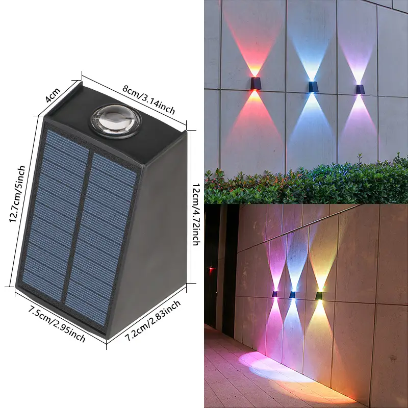 Solar Outdoor Wall Lamp Courtyard Decoration Atmosphere Wall Lamp