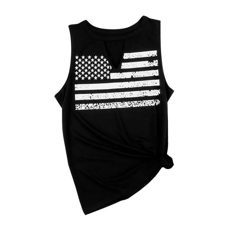 Printed Casual Sleeveless TopWomen's Clothing Casual