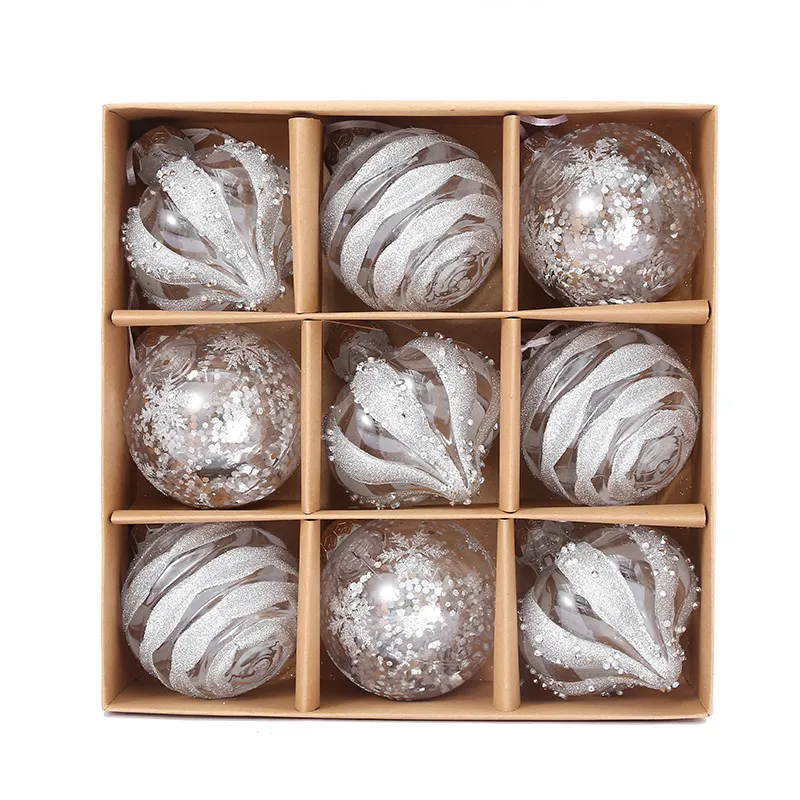Creative Design Exquisite Christmas Ball Christmas Decoration - White