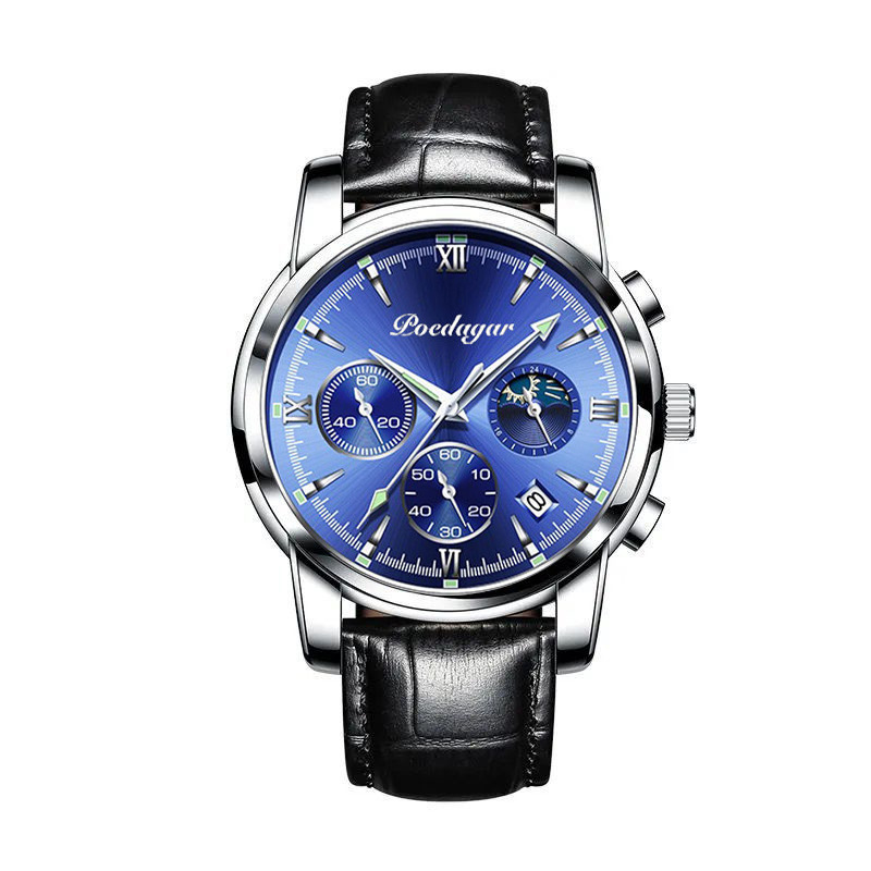 Multifunctional Men's Watch Luminous Waterproof Quartz Wrist Watch - Image 7