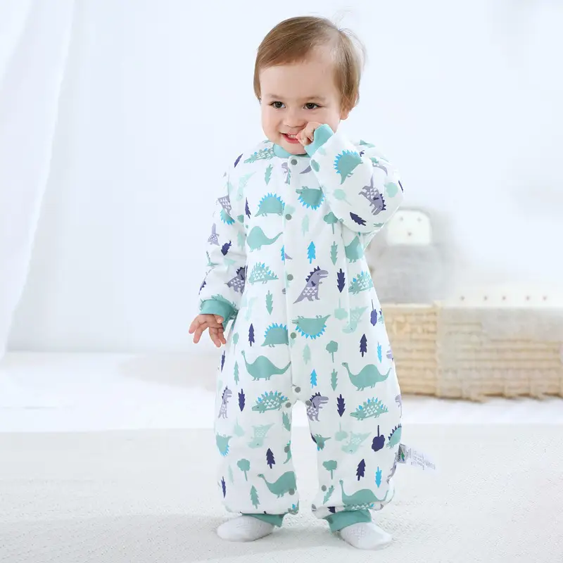 Infant Grade A Autumn And Winter Constant Temperature Thickened Cotton Romper