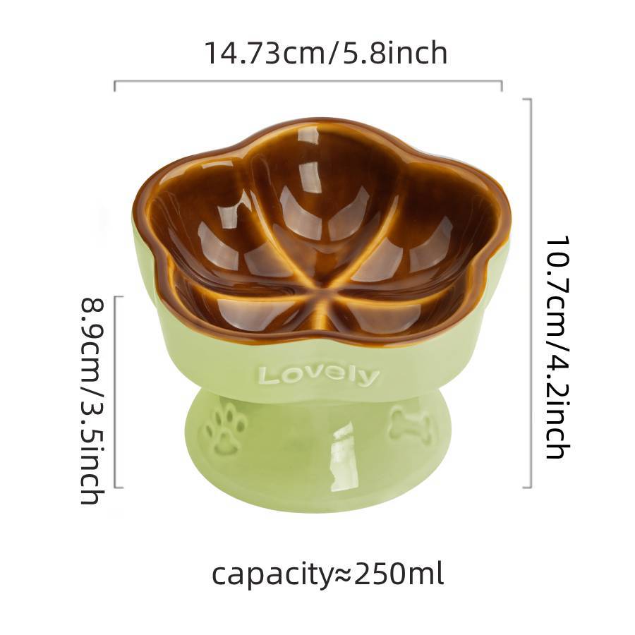 Ceramic Elevated Pet Bowl For Medium To Large Dogs — foto 3