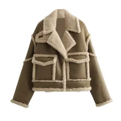 Women's Fashion Double-sided Jacket Coat - View 1