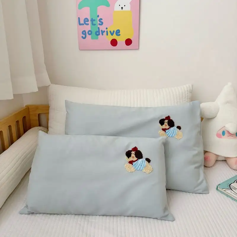 Baby-grade Pure Cotton Brushed Pillowcase