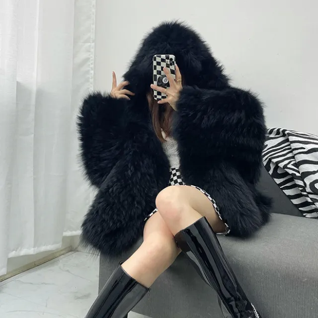 Fashion Long Sleeve Slimming Coat Women Black - Shop at LoveMi