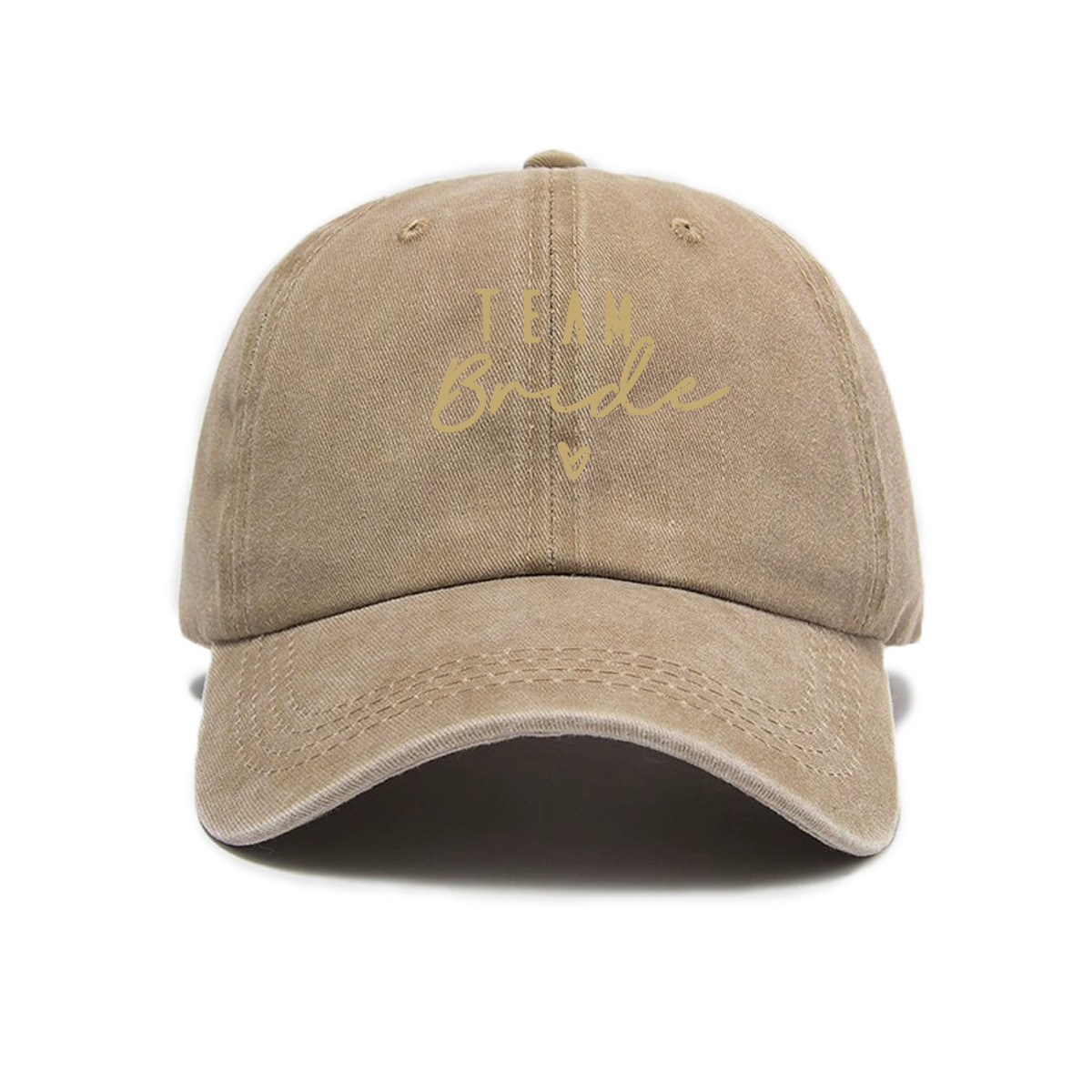 Retro Distressed Letter-print Washed Soft-crown Baseball Cap Outdoor Casual Sunshade Hat