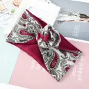 Wine Red Paisley