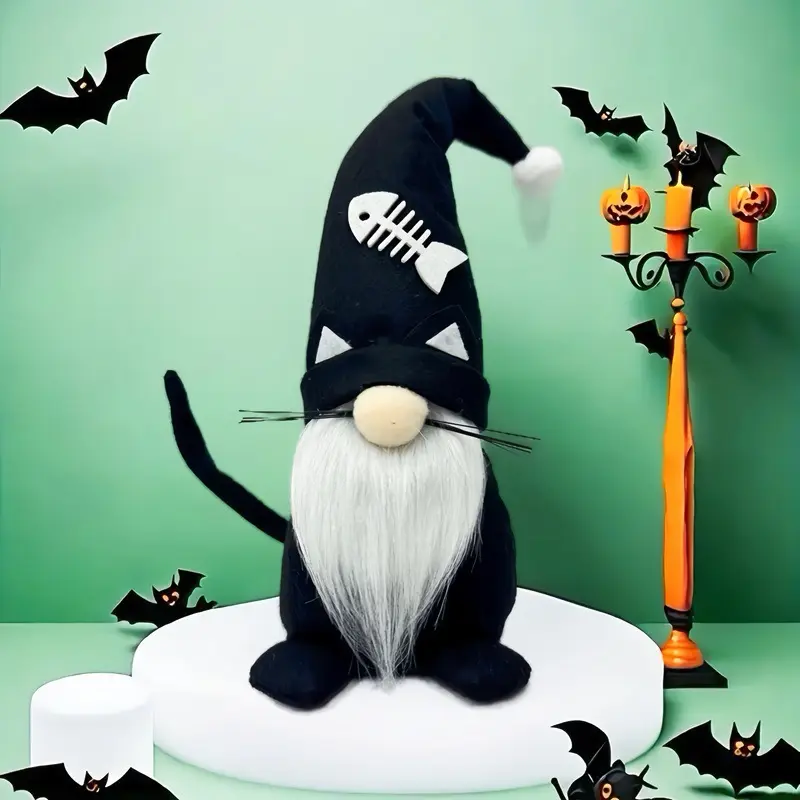 Cat Plush Ornament For Halloween Party