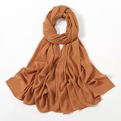 Corner Cathetus All-match Chiffon Headcloth - 5 Style-180Cm - View 1