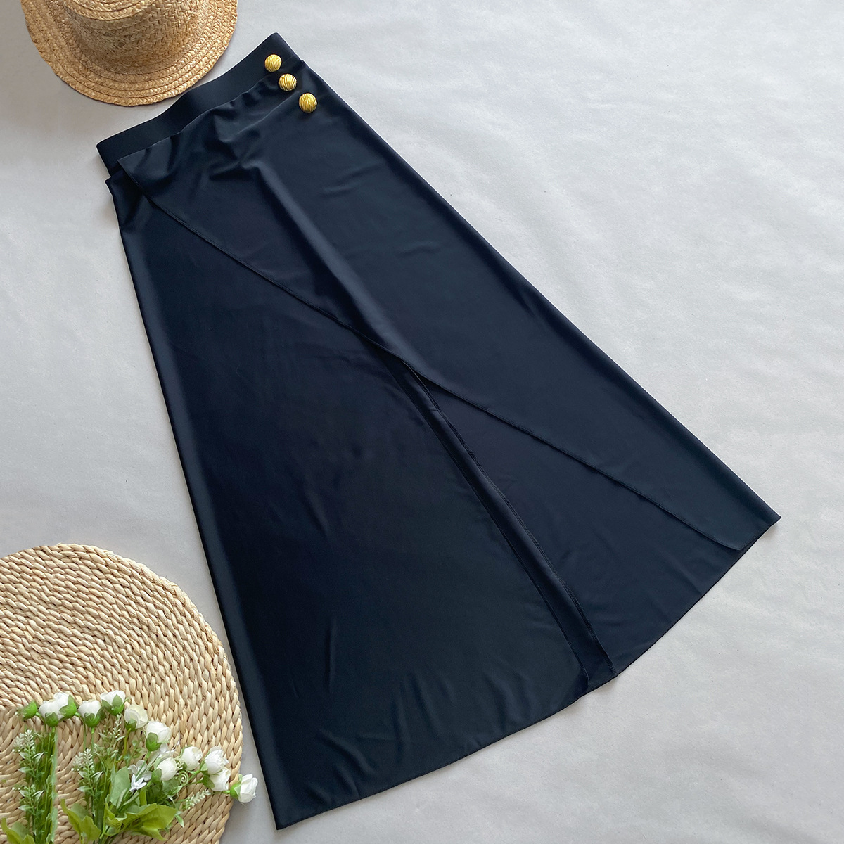 C3502D Black Skirt