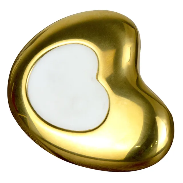 Heart shaped Alloy Beauty Massage Scraping Plate Gold - Shop at LoveMi