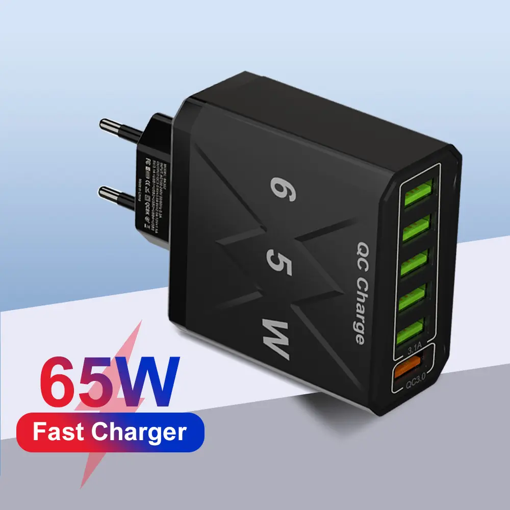 Multi-port Fast Charging Mobile Phone Charger