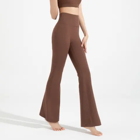 Antibacterial Yoga Bell-bottom Pants Women Lycra