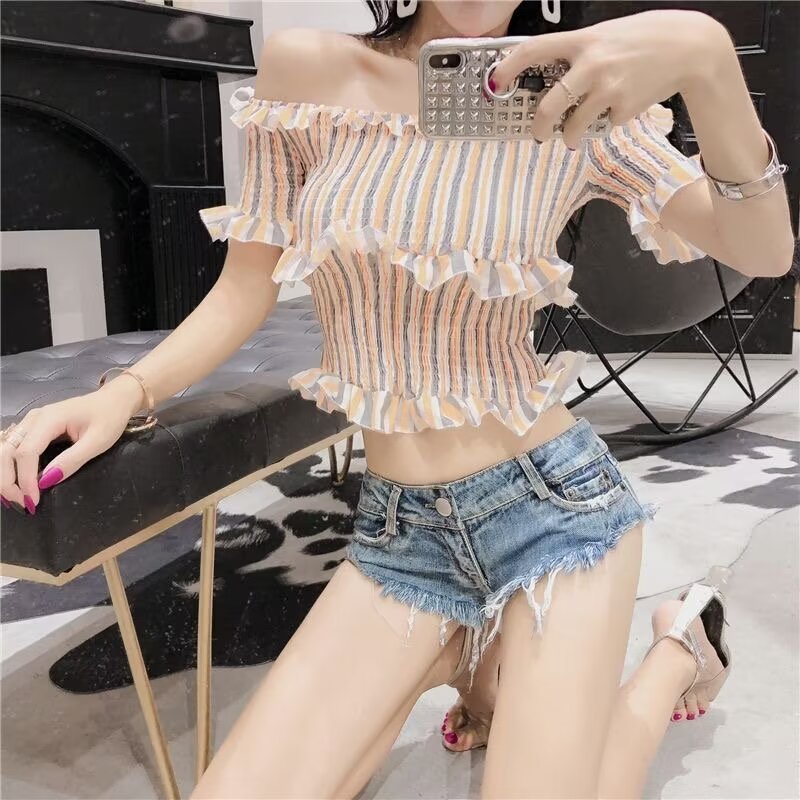 Low Rise Denim Shorts Sexy Micro Raw Hem Jean Shorts 22 ff8fdd0b 1998 4d75 ab88 7dda77930f6c