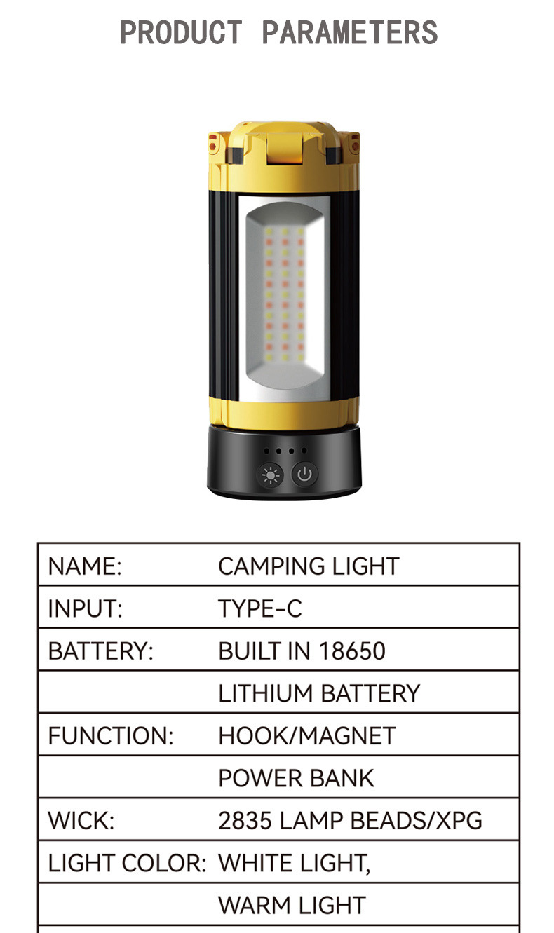 Title 10, Multifunctional Folding Camping Lantern with Ch...