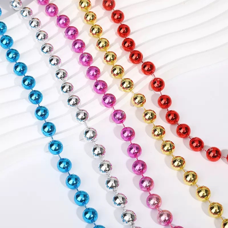 Plastic Beaded Christmas Tree Decoration Chain