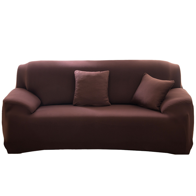 Simple Versatile Solid-color Stretch Sofa Cover For Home Use