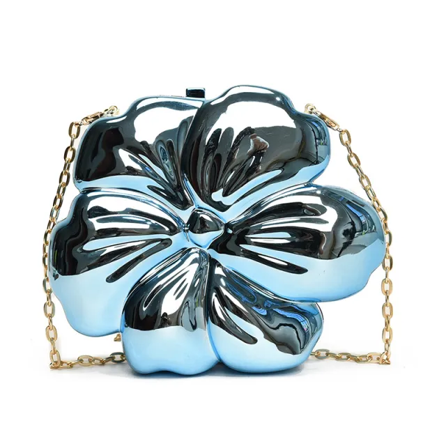 Female Sweet Cool Bag Chain Crossbody Blue - Shop at LoveMi