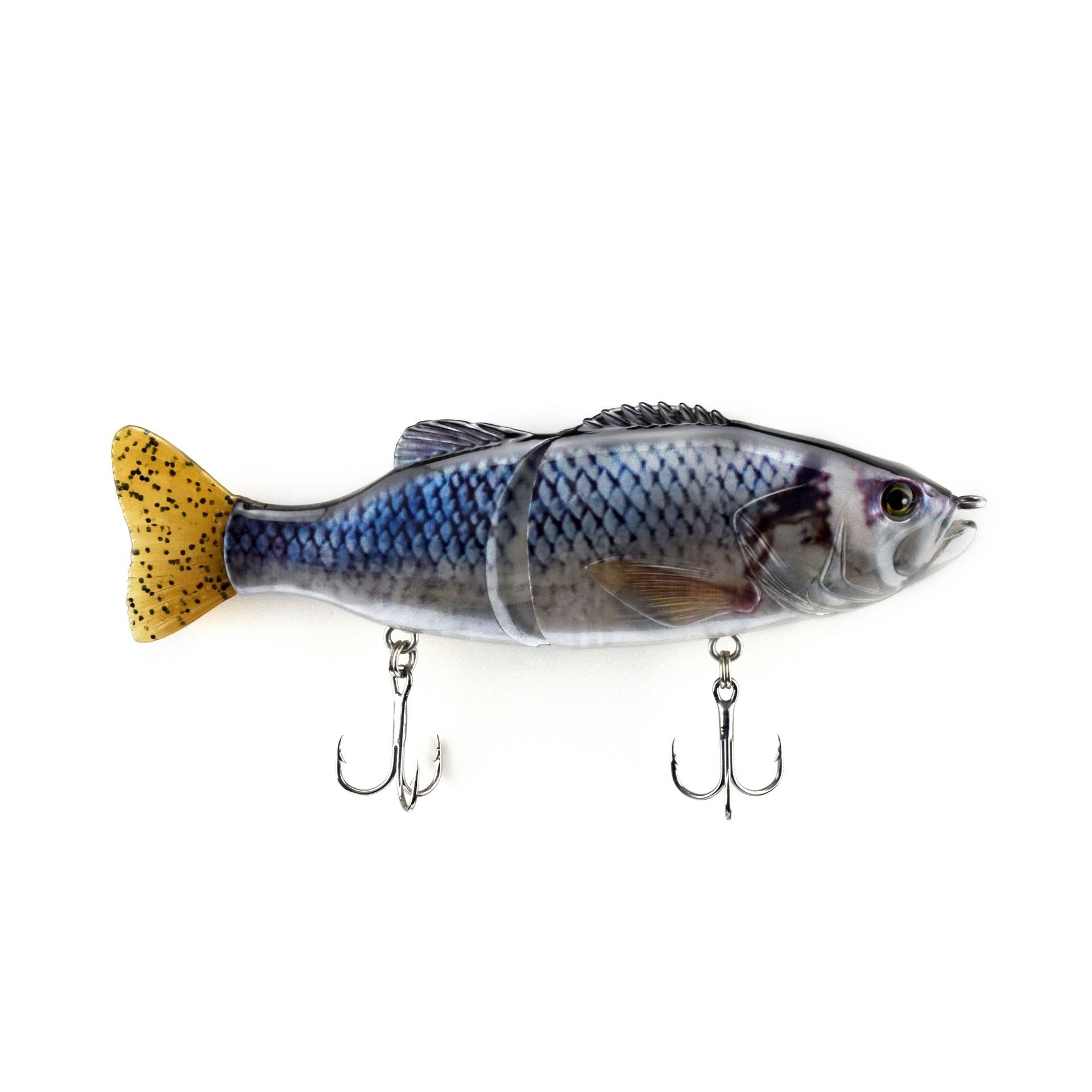 Multi-section Fish Hard Bait PVC Soft Bait S-shaped Swimming Posture Bait Lure - Image 9