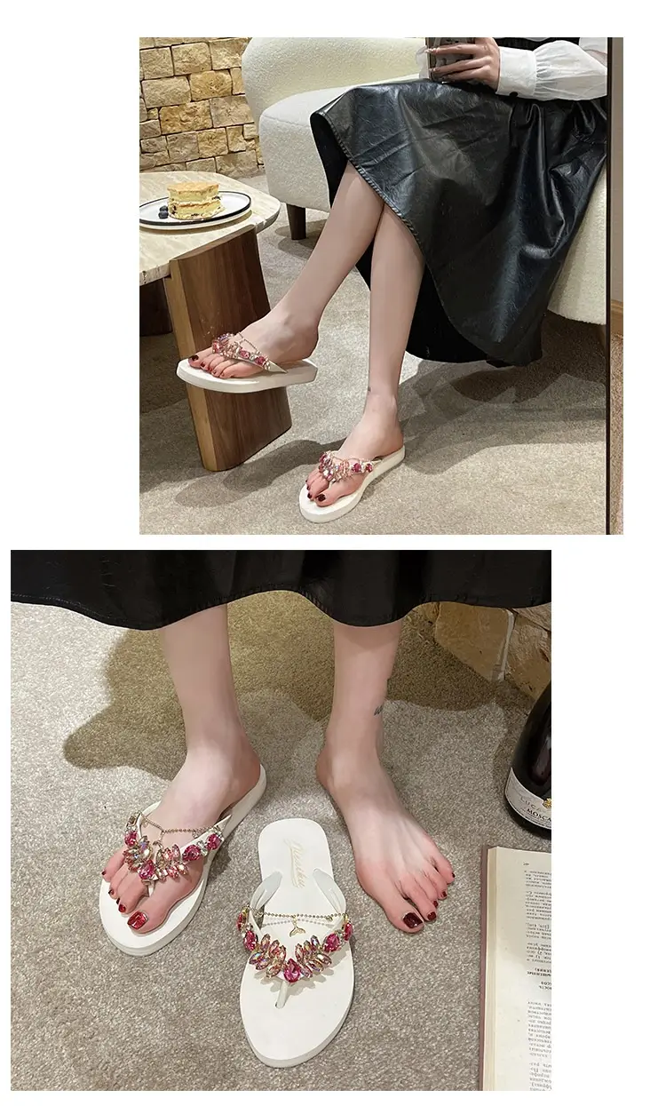Women's Outdoor Casual Flip-toe Beach Sandals Flat