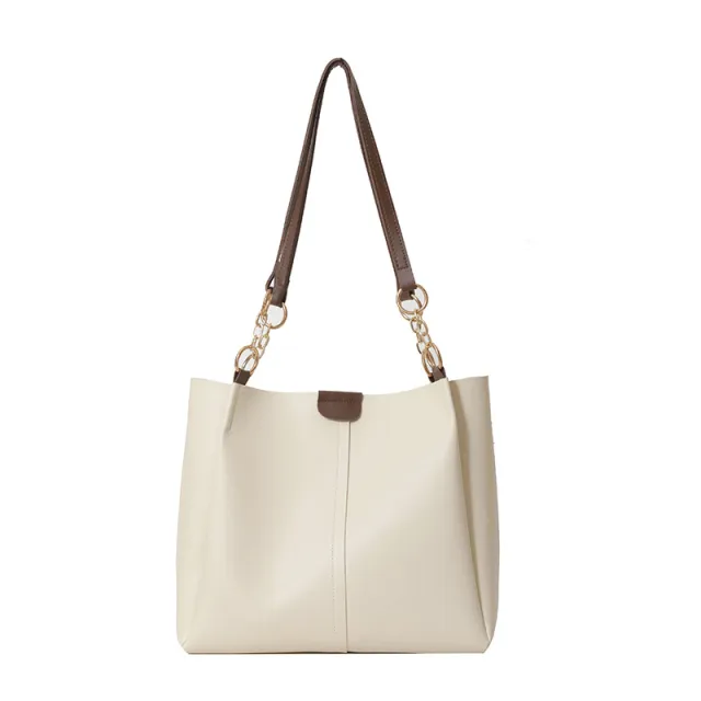 Two piece Set Large Capacity Totes Work Commuter Texture White - Shop at LoveMi