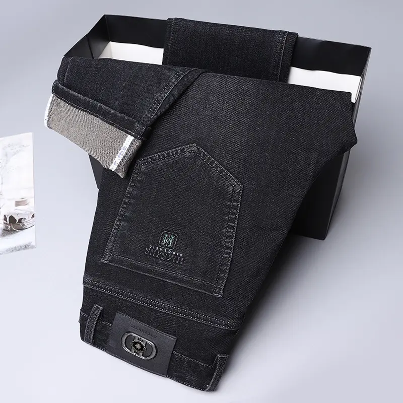High-end Mens Straight-leg, Relaxed-fit, Plus-size Business Casual
