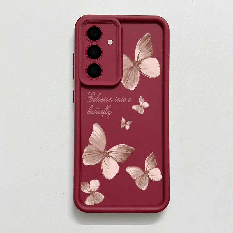 Anti-fall Ladder Graffiti Letter Painted Butterfly Phone Case - Image 6